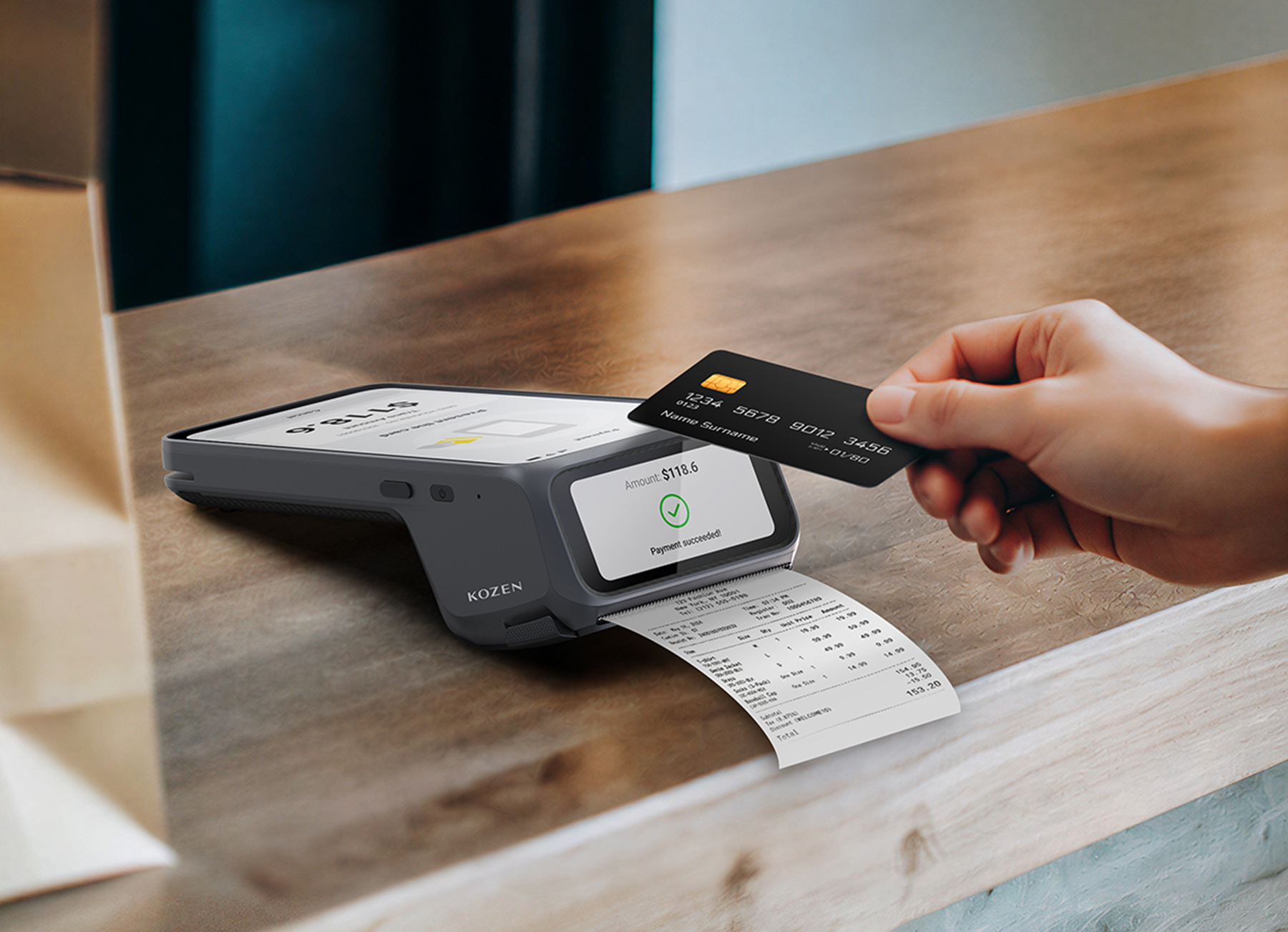 Tap. Pay. Print.