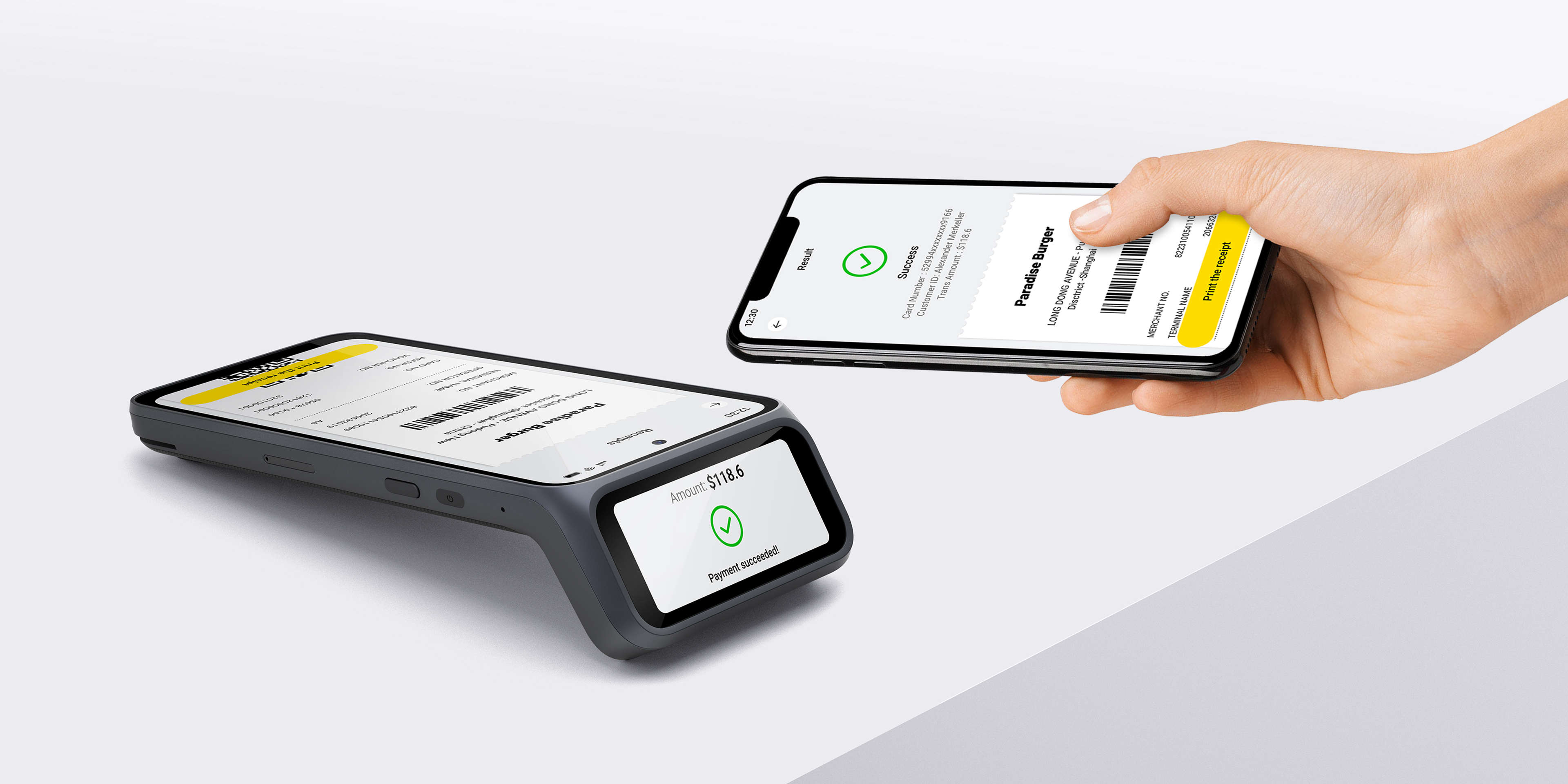 HCE Tap for E-Receipts and Coupons.