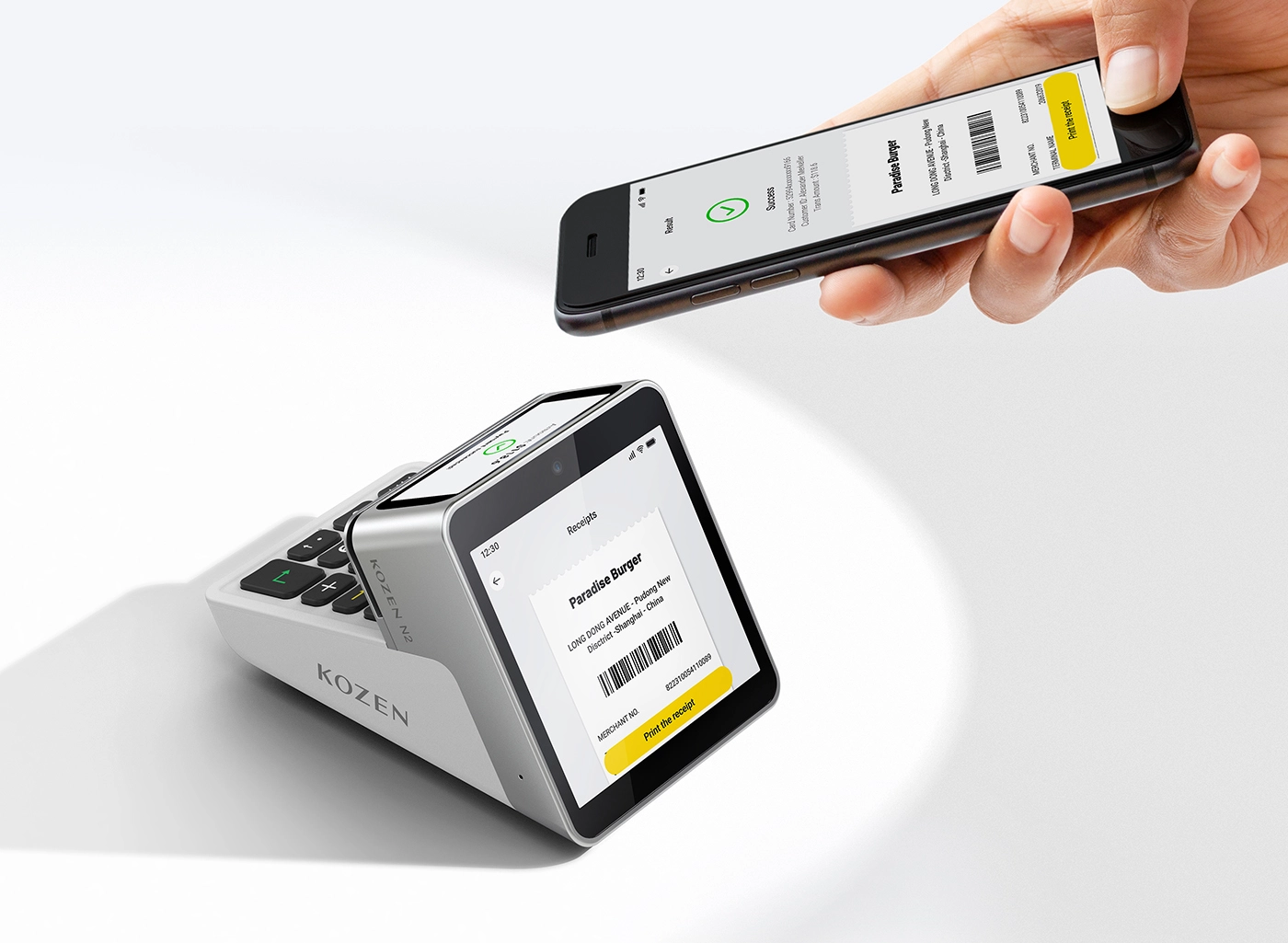 Tap for E-Receipts with HCE