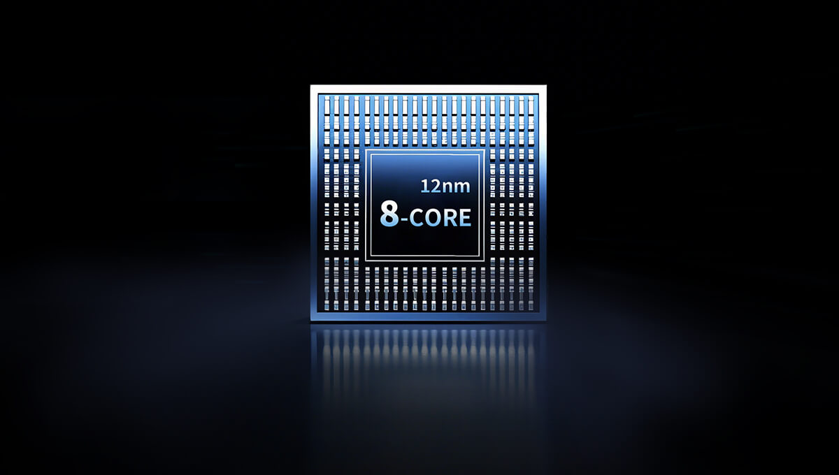 12nm flagship chip, 2x faster* performance for quicker response
