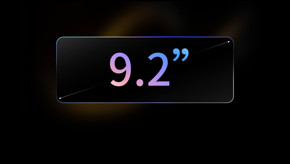 9.2-inch Symmetrical Dual Screens
Setting a new standard for POS devices.